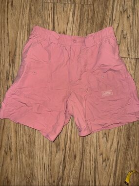AFTCO Pink Cargo Shorts Fishing Swim Size 32
